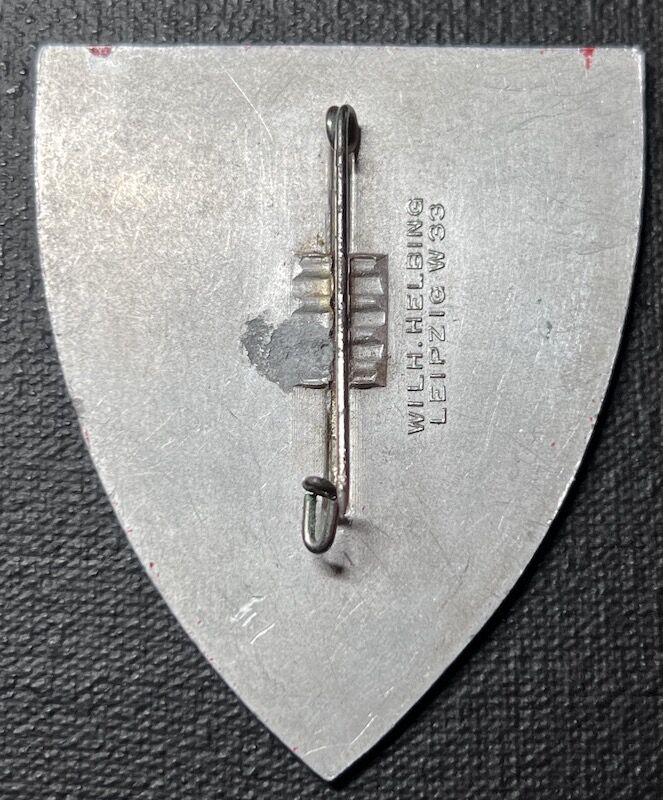 Original WWII German Freikorps Medal 1919 - 1939 - Albert Leo Schlageter - First Storming of Riga Deutsche Friekorpskämpfer - Very Rare Large Badge - Image 5