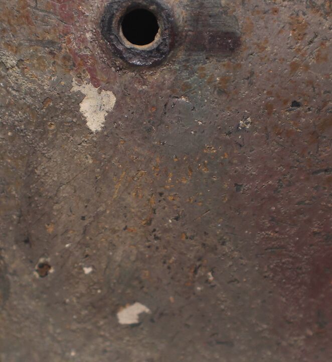 Normandy Camo - German Helmet! Battle Damaged - Waterfind. SOLD! - Image 3