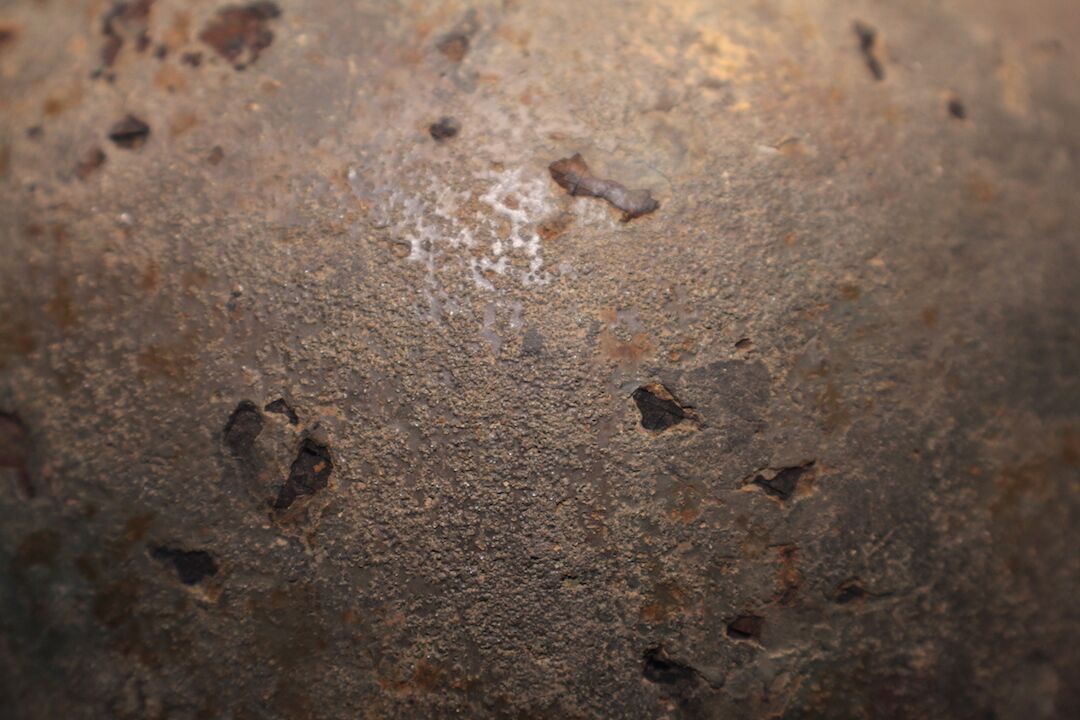 Normandy Camo - German Helmet! Battle Damaged - Waterfind. SOLD! - Image 8