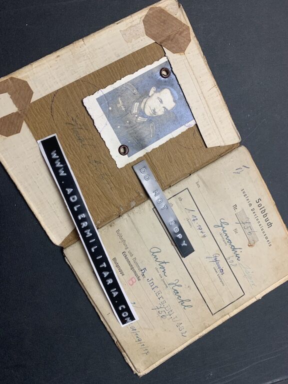 Soldbuch - Gef Hackl 'Battle of Elsenborn Ridge -Ardennes 1944" GR 991 (SOLD) - Image 18