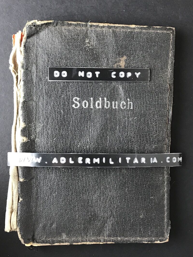 Soldbuch - Unteroffizier Ewald Hoffmann - Grenadier Regiment 338 (208 Inf Div) - Close Combat Days - Combat Report (Hold) - Image 2