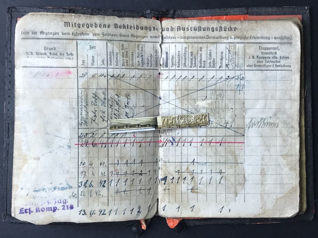 Soldbuch - Unteroffizier Ewald Hoffmann - Grenadier Regiment 338 (208 Inf Div) - Close Combat Days - Combat Report (Hold) - Image 6