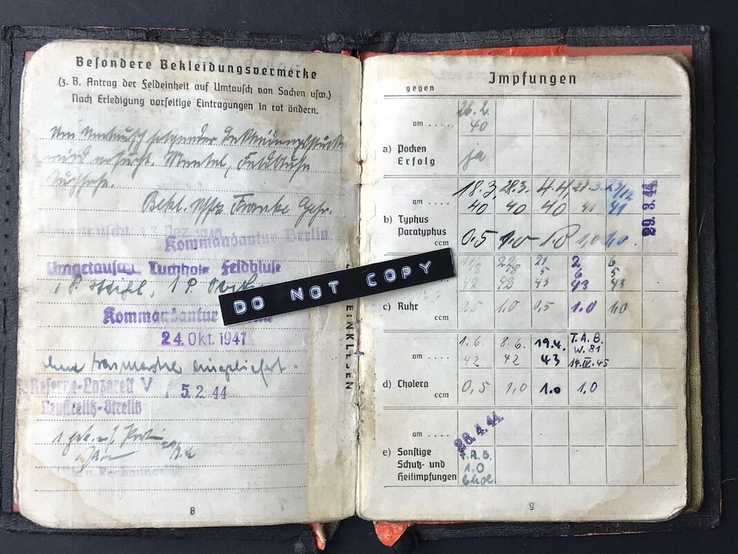 Soldbuch - Unteroffizier Ewald Hoffmann - Grenadier Regiment 338 (208 Inf Div) - Close Combat Days - Combat Report (Hold) - Image 7