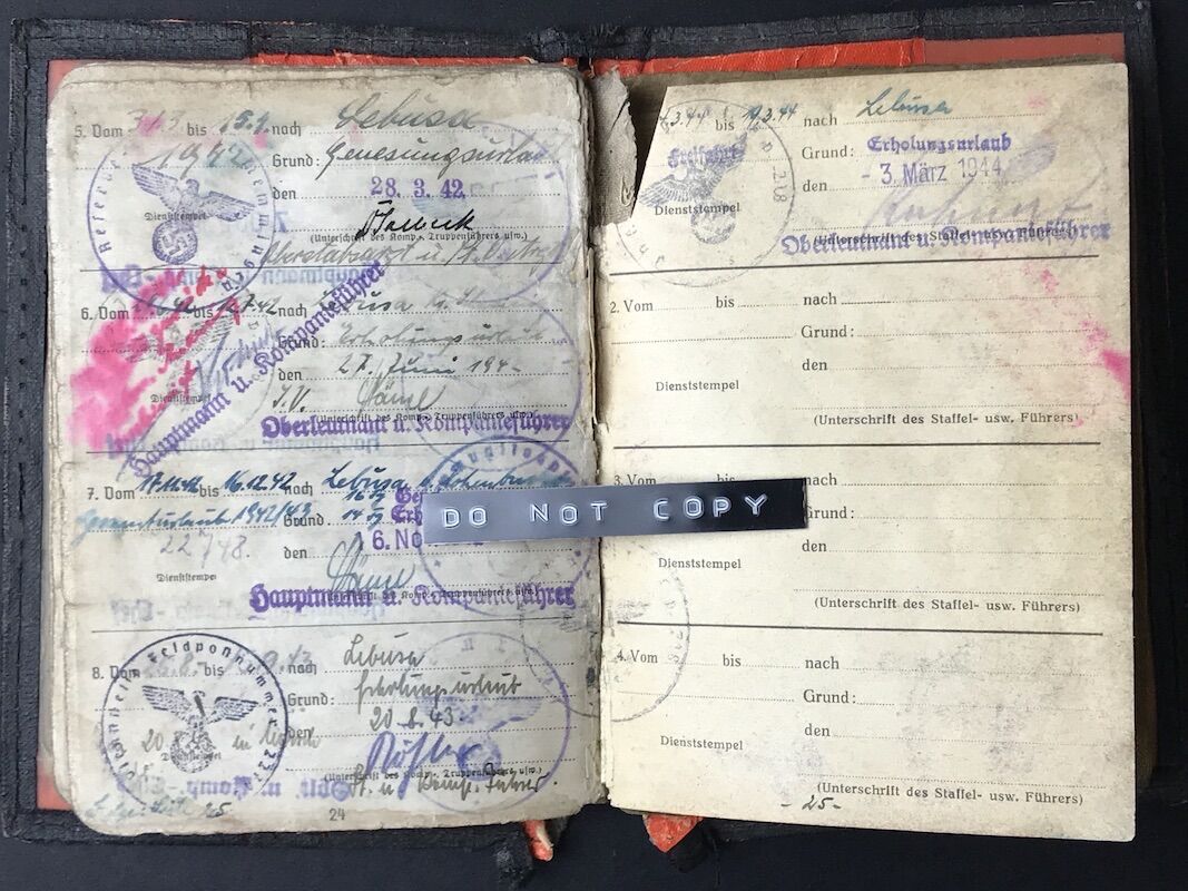 Soldbuch - Unteroffizier Ewald Hoffmann - Grenadier Regiment 338 (208 Inf Div) - Close Combat Days - Combat Report (Hold) - Image 17