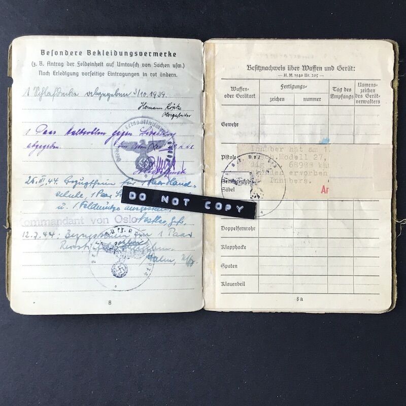 Soldbuch - Oberst Paul Demuth - Regimental Commander - EK1 - Order of the Romanian Star (Only 300!) - Russia & Norway (HOLD) - Image 7