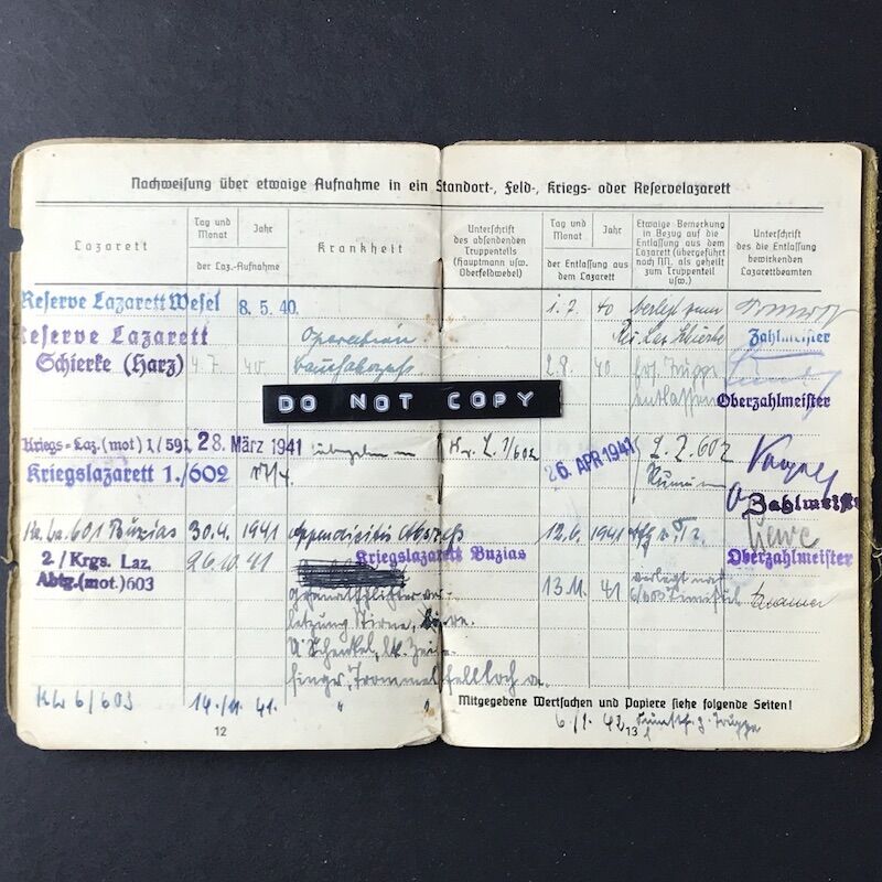 Soldbuch - Oberst Paul Demuth - Regimental Commander - EK1 - Order of the Romanian Star (Only 300!) - Russia & Norway (HOLD) - Image 10