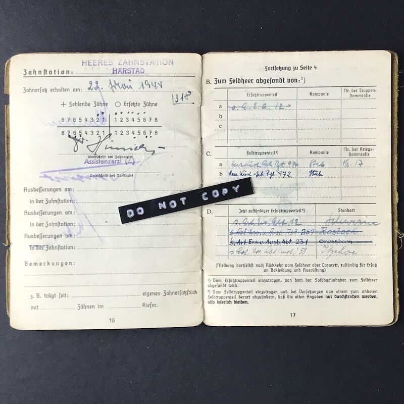 Soldbuch - Oberst Paul Demuth - Regimental Commander - EK1 - Order of the Romanian Star (Only 300!) - Russia & Norway (HOLD) - Image 12