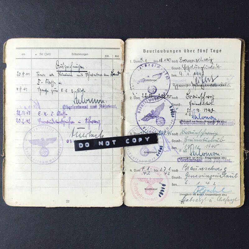 Soldbuch - Oberst Paul Demuth - Regimental Commander - EK1 - Order of the Romanian Star (Only 300!) - Russia & Norway (HOLD) - Image 15