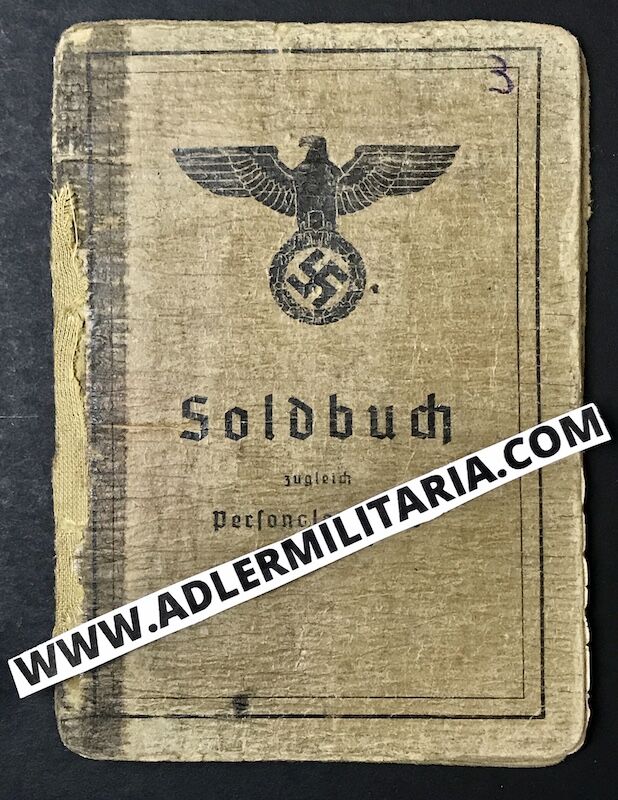 Soldbuch - Oberwaffenmeister Endres - Escaped Stalingrad - Pz.A.A.24 (24PD) - KVK1 - Von Edelsheim Signature! (Sold) - Image 4
