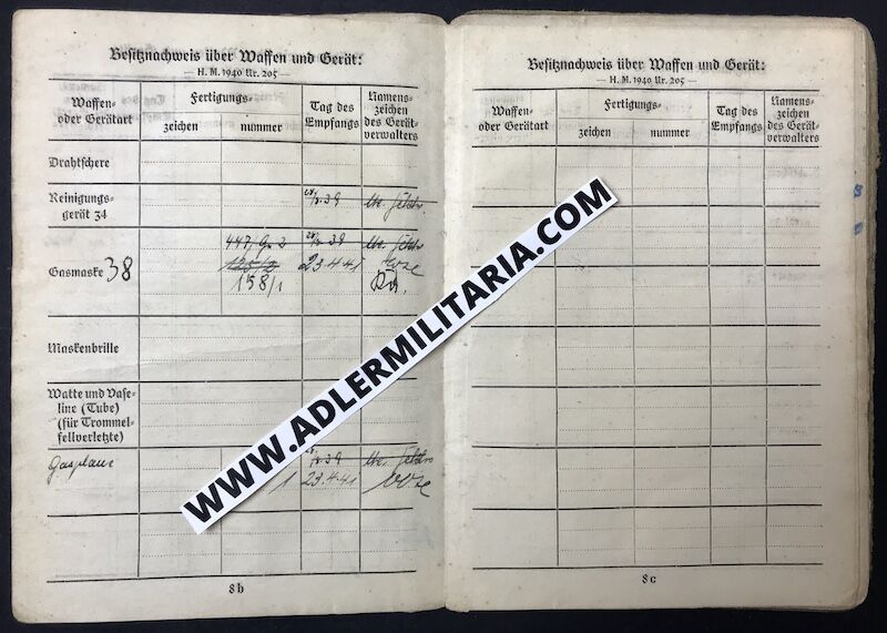Soldbuch - Oberwaffenmeister Endres - Escaped Stalingrad - Pz.A.A.24 (24PD) - KVK1 - Von Edelsheim Signature! (Sold) - Image 12