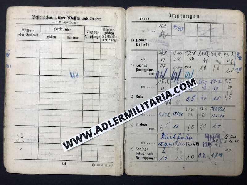 Soldbuch - Oberwaffenmeister Endres - Escaped Stalingrad - Pz.A.A.24 (24PD) - KVK1 - Von Edelsheim Signature! (Sold) - Image 13