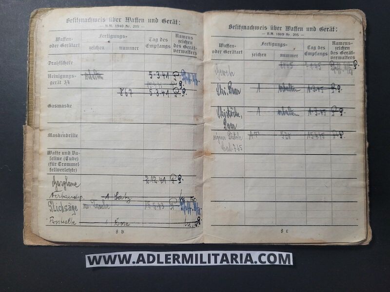 Heer Soldbuch - Uffz Fischer - Grenadier Regiment 388 (6.Geb Div) - Finland / Lappland / Norway - Lappland Schild - EK2 - ISA (Sold) - Image 10