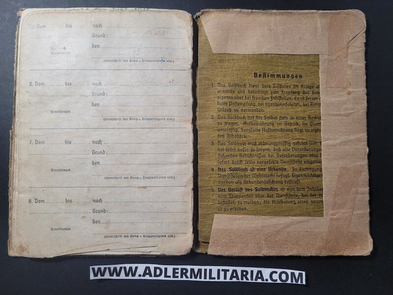 Heer Soldbuch - Uffz Fischer - Grenadier Regiment 388 (6.Geb Div) - Finland / Lappland / Norway - Lappland Schild - EK2 - ISA (Sold) - Image 16