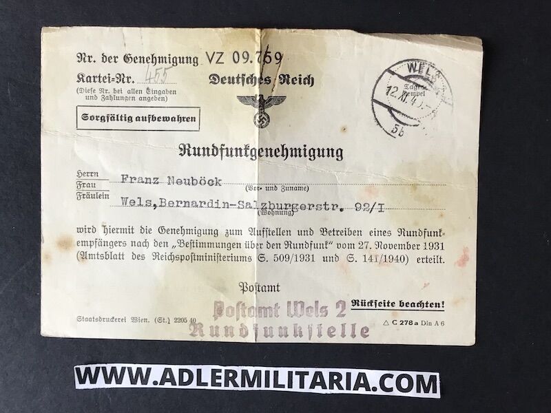 Heer Soldbuch - Schützen Neuböck - Artillerie Regiment 171 (71 ID) - Missing in City Stalingrad (on Hold) - Image 13