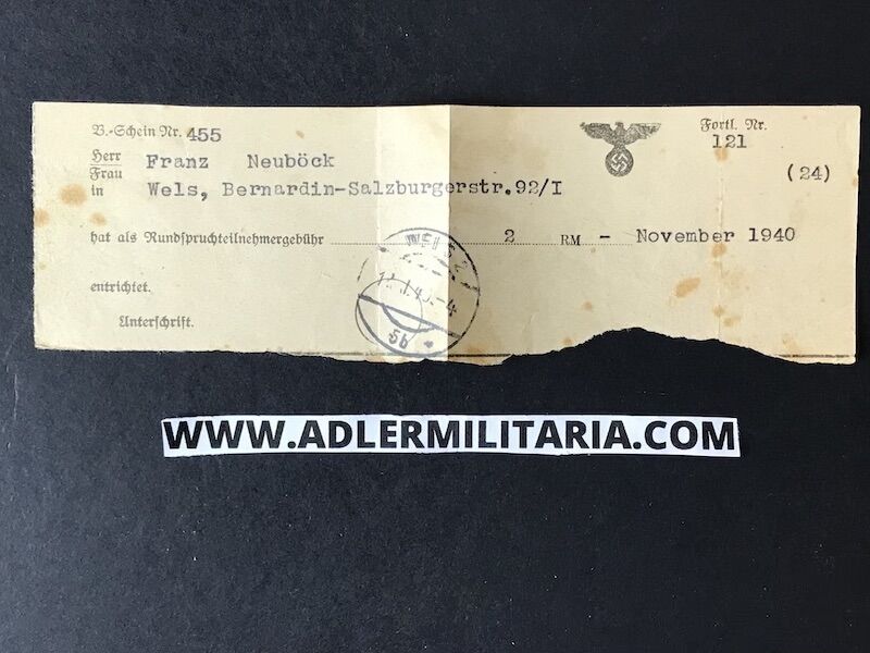 Heer Soldbuch - Schützen Neuböck - Artillerie Regiment 171 (71 ID) - Missing in City Stalingrad (on Hold) - Image 15