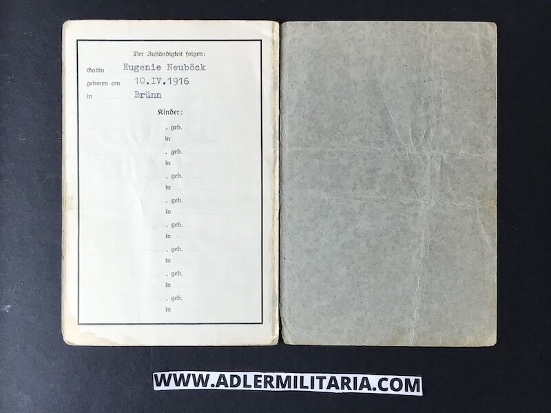 Heer Soldbuch - Schützen Neuböck - Artillerie Regiment 171 (71 ID) - Missing in City Stalingrad (on Hold) - Image 20