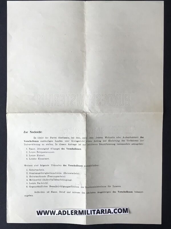 Heer Soldbuch - Schützen Neuböck - Artillerie Regiment 171 (71 ID) - Missing in City Stalingrad (on Hold) - Image 22