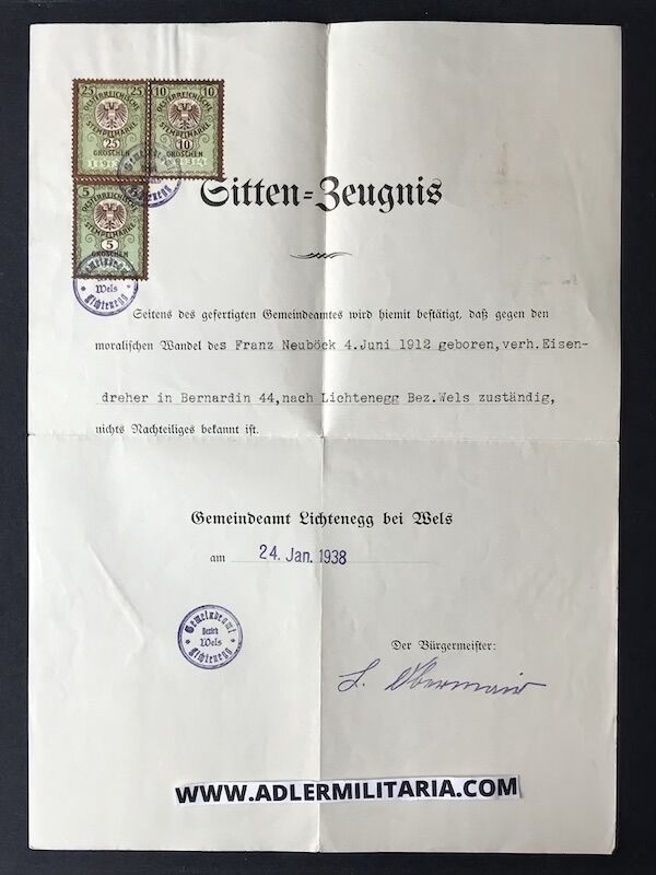 Heer Soldbuch - Schützen Neuböck - Artillerie Regiment 171 (71 ID) - Missing in City Stalingrad (on Hold) - Image 23