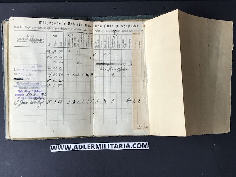 Heer Soldbuch - Feldwebel Worofsky - Gebirgs-Jäger-Regiment 99 (1. Gebirgs-Division) - Shot in Poland 1939 - Iron Cross (Hold) - Image 7