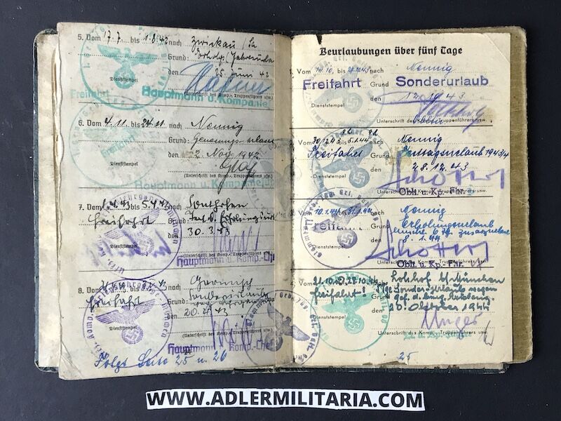 Heer Soldbuch - Feldwebel Worofsky - Gebirgs-Jäger-Regiment 99 (1. Gebirgs-Division) - Shot in Poland 1939 - Iron Cross (Hold) - Image 15