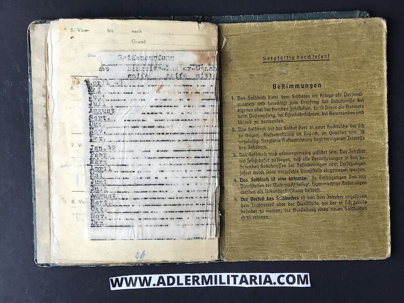 Heer Soldbuch - Feldwebel Worofsky - Gebirgs-Jäger-Regiment 99 (1. Gebirgs-Division) - Shot in Poland 1939 - Iron Cross (Hold) - Image 16