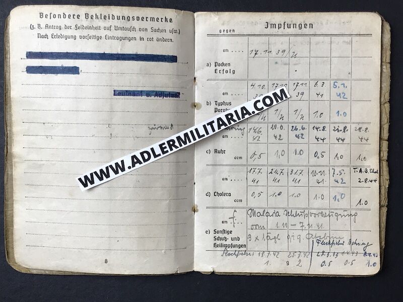 Heer Soldbuch Oberwachtmeister Salge - Turkestan Legion (Extremely Rare!) - Ostvölker Medal - Partisans Italy 1944! - Image 7