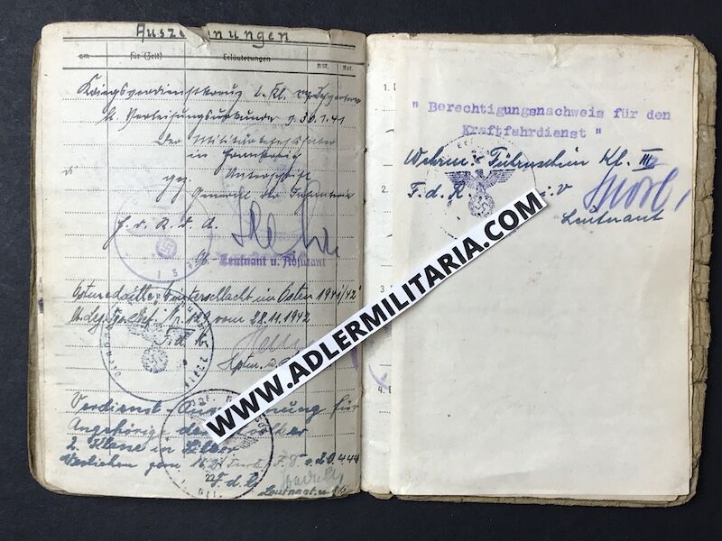 Heer Soldbuch Oberwachtmeister Salge - Turkestan Legion (Extremely Rare!) - Ostvölker Medal - Partisans Italy 1944! - Image 13