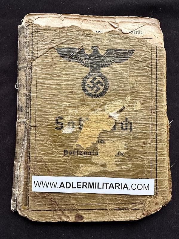 Wehrmacht Soldbuch - Feldwebel Prechtl - Panzerjäger Abt 61 - 11.Panzer Division - Lorraine France 1944 & Remagen 1945 - Image 3