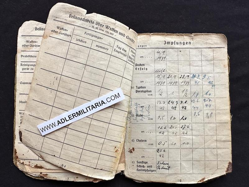 Wehrmacht Soldbuch - Feldwebel Prechtl - Panzerjäger Abt 61 - 11.Panzer Division - Lorraine France 1944 & Remagen 1945 - Image 8