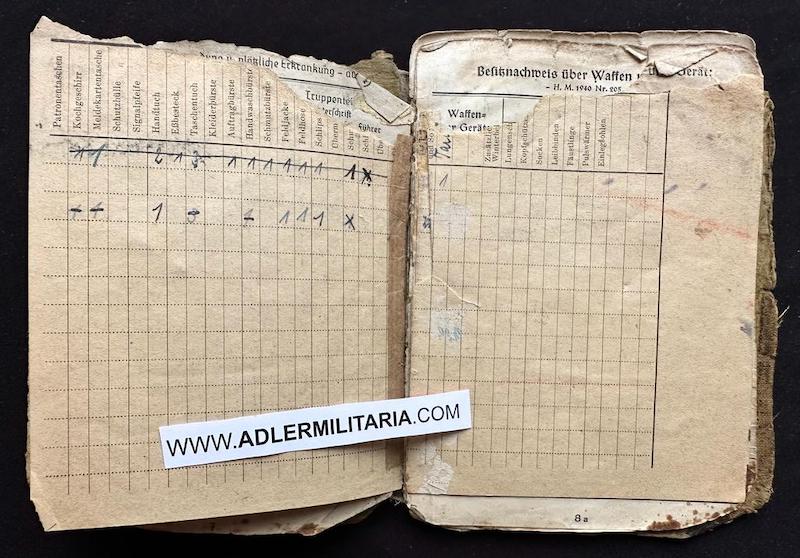 Wehrmacht Soldbuch - Feldwebel Prechtl - Panzerjäger Abt 61 - 11.Panzer Division - Lorraine France 1944 & Remagen 1945 - Image 10