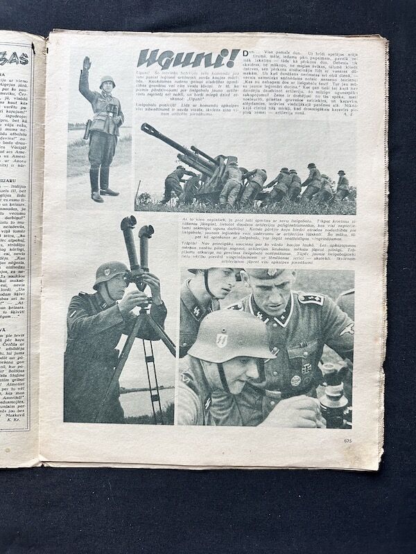 WWII Latvian / German Propaganda Newspaper - Laikmets - Latvian Waffen SS Legion - Amazing Original Collection x 30 - Image 19