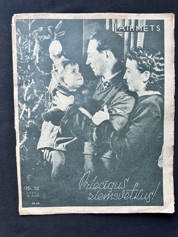 WWII Latvian / German Propaganda Newspaper - Laikmets - Latvian Waffen SS Legion - Amazing Original Collection x 30 - Image 17