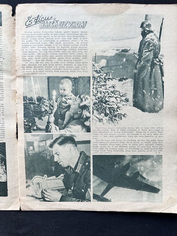 WWII Latvian / German Propaganda Newspaper - Laikmets - Latvian Waffen SS Legion - Amazing Original Collection x 30 - Image 21