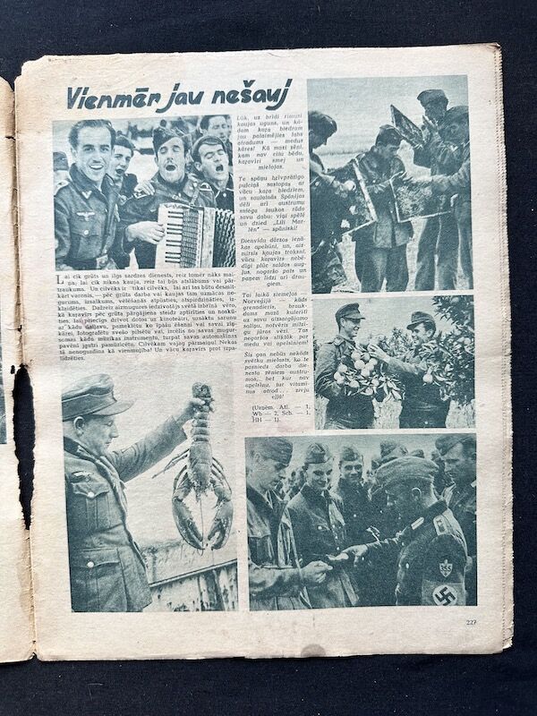 WWII Latvian / German Propaganda Newspaper - Laikmets - Latvian Waffen SS Legion - Amazing Original Collection x 30 - Image 25