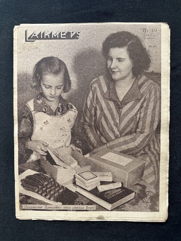 WWII Latvian / German Propaganda Newspaper - Laikmets - Latvian Waffen SS Legion - Amazing Original Collection x 30 - Image 26