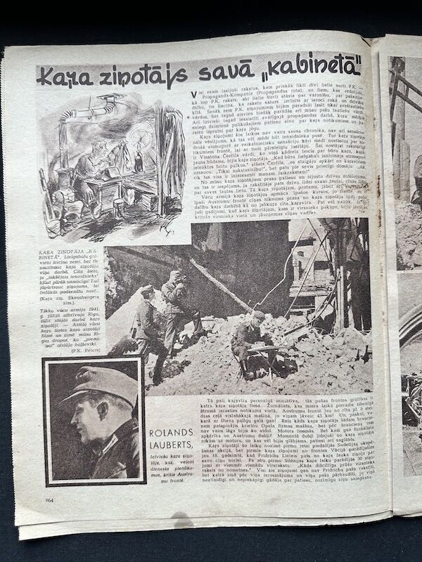 WWII Latvian / German Propaganda Newspaper - Laikmets - Latvian Waffen SS Legion - Amazing Original Collection x 30 - Image 29