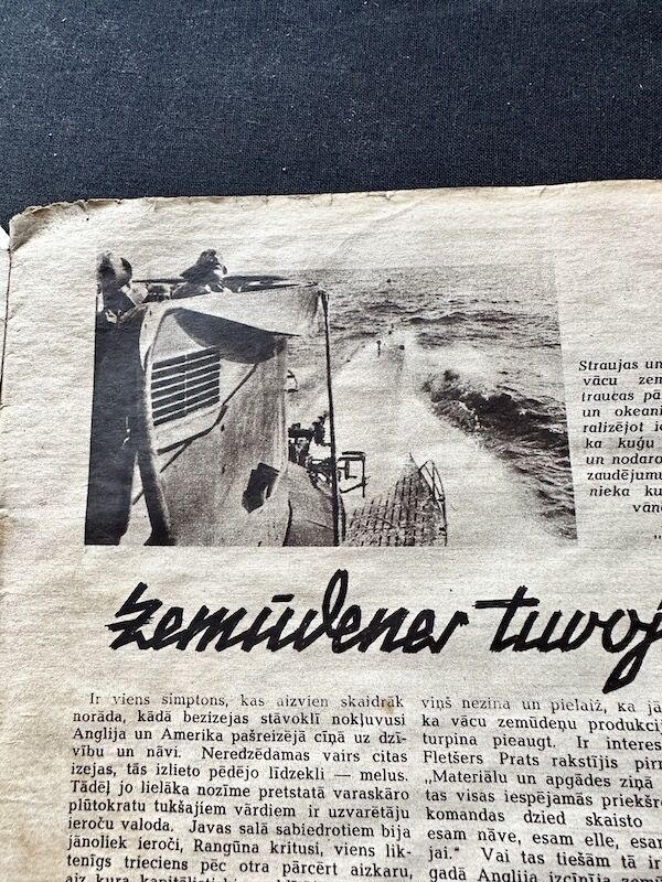 WWII Latvian / German Propaganda Newspaper - Laikmets - Latvian Waffen SS Legion - Amazing Original Collection x 30 - Image 32