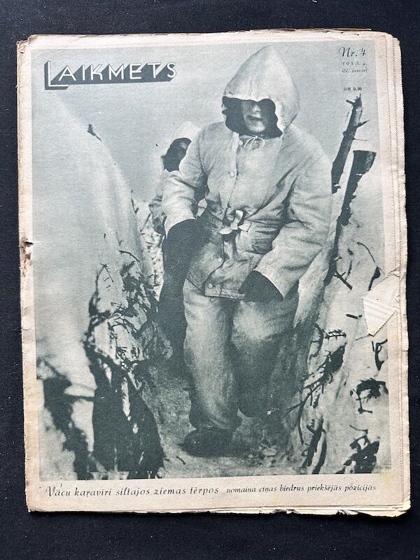 WWII Latvian / German Propaganda Newspaper - Laikmets - Latvian Waffen SS Legion - Amazing Original Collection x 30 - Image 33