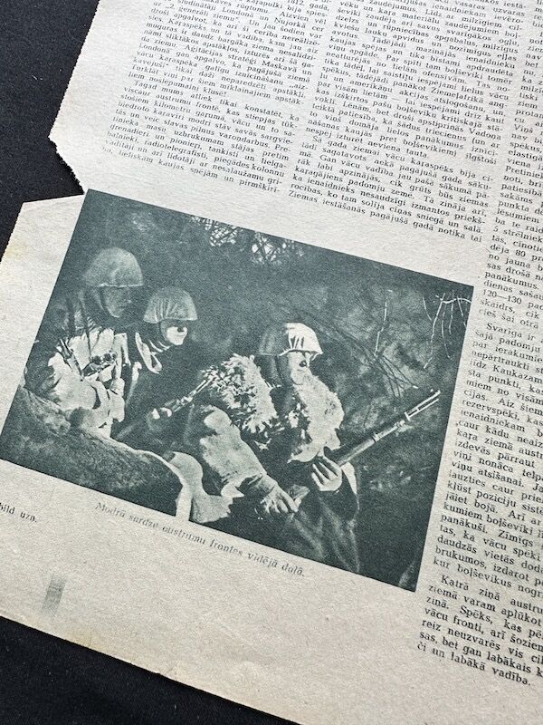 WWII Latvian / German Propaganda Newspaper - Laikmets - Latvian Waffen SS Legion - Amazing Original Collection x 30 - Image 34