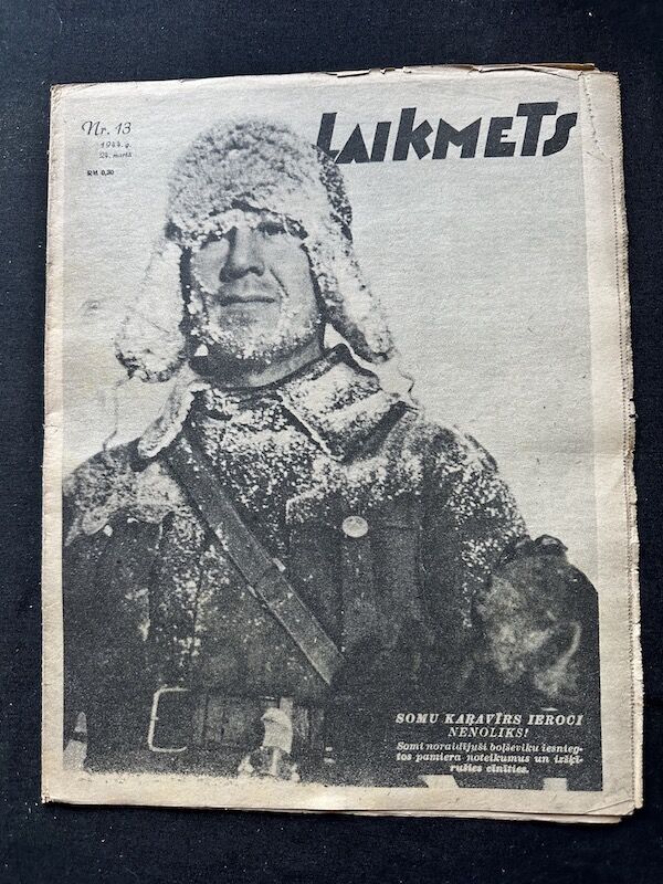 WWII Latvian / German Propaganda Newspaper - Laikmets - Latvian Waffen SS Legion - Amazing Original Collection x 30 - Image 35
