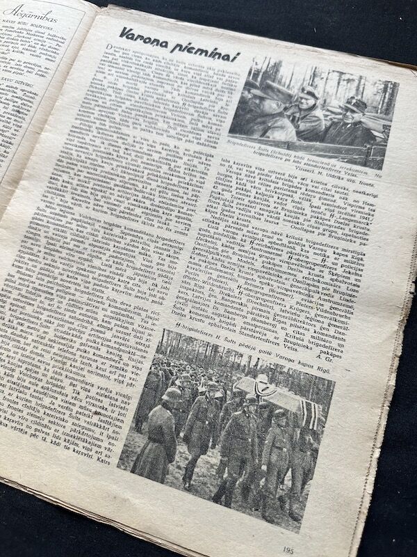 WWII Latvian / German Propaganda Newspaper - Laikmets - Latvian Waffen SS Legion - Amazing Original Collection x 30 - Image 36