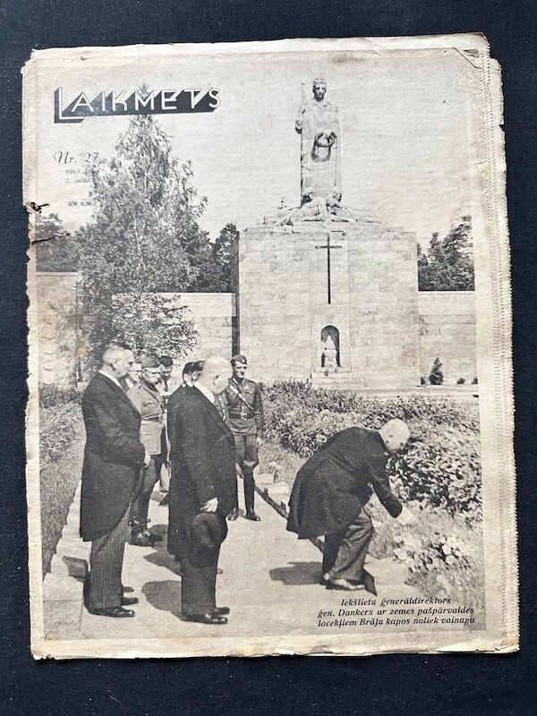 WWII Latvian / German Propaganda Newspaper - Laikmets - Latvian Waffen SS Legion - Amazing Original Collection x 30 - Image 39