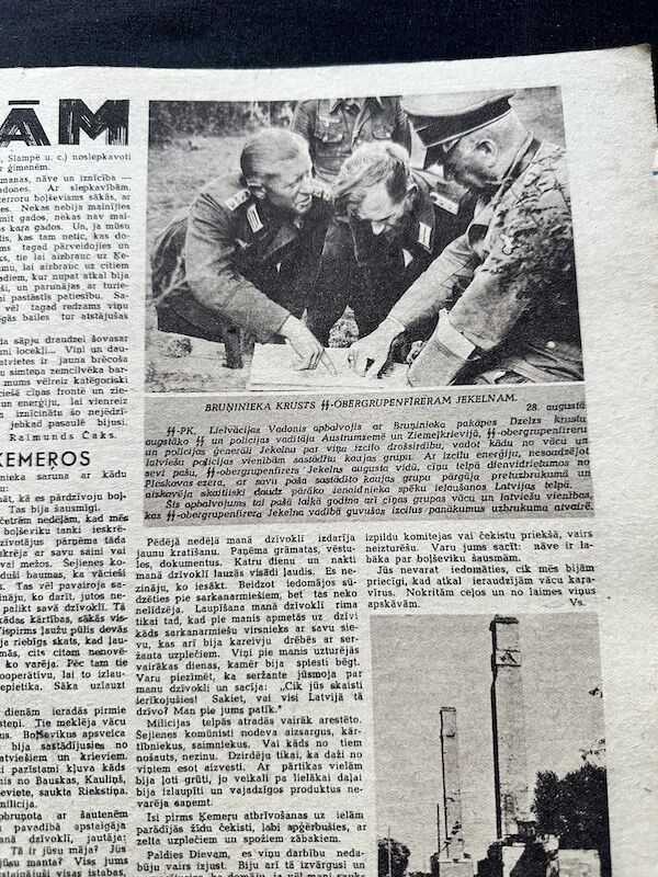 WWII Latvian / German Propaganda Newspaper - Laikmets - Latvian Waffen SS Legion - Amazing Original Collection x 30 - Image 7