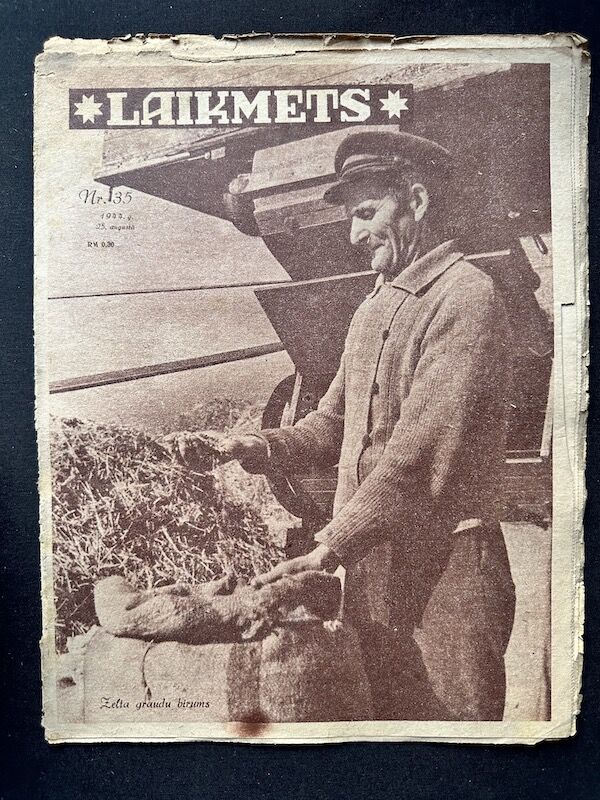 WWII Latvian / German Propaganda Newspaper - Laikmets - Latvian Waffen SS Legion - Amazing Original Collection x 30 - Image 12