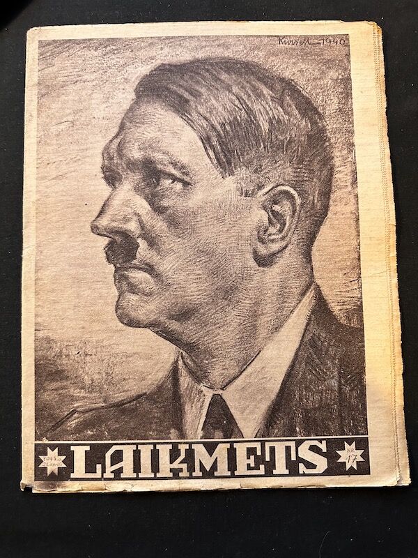 WWII Latvian / German Propaganda Newspaper - Laikmets - Latvian Waffen SS Legion - Amazing Original Collection x 30 - Image 42