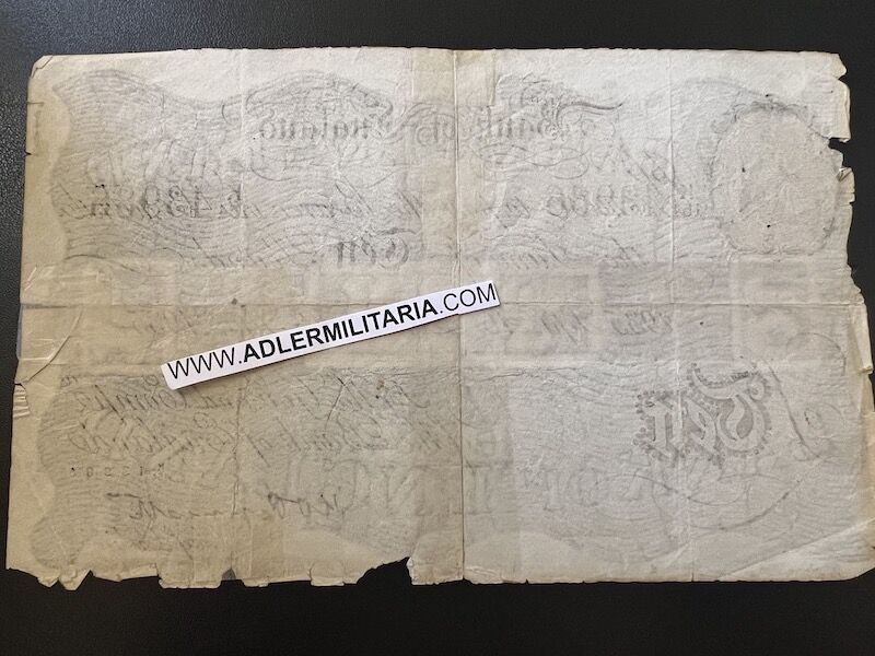 WWII German Fake British 10 Pound Note - Operation Bernhard - Sicherheitsdienst (SD) - Heydrich - Image 3