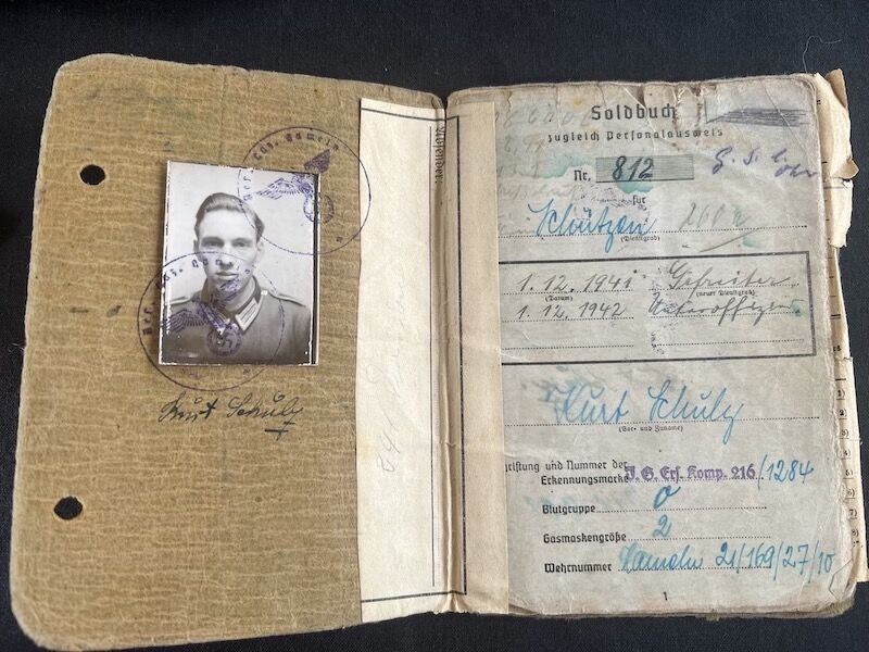 Wehrmacht Soldbuch and Photoalbum - NCO Kurt Schulz - Grenadier Regiment 505 (291 Inf Div) - G43 Rifle - Iron Cross (5 Awards) - Frontline Photos - Rare - Image 6