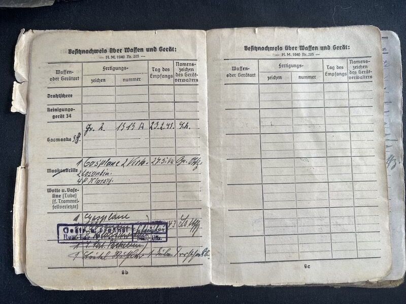 Wehrmacht Soldbuch and Photoalbum - NCO Kurt Schulz - Grenadier Regiment 505 (291 Inf Div) - G43 Rifle - Iron Cross (5 Awards) - Frontline Photos - Rare - Image 13