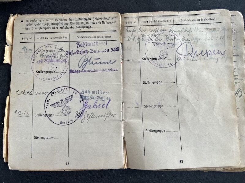 Wehrmacht Soldbuch and Photoalbum - NCO Kurt Schulz - Grenadier Regiment 505 (291 Inf Div) - G43 Rifle - Iron Cross (5 Awards) - Frontline Photos - Rare - Image 17