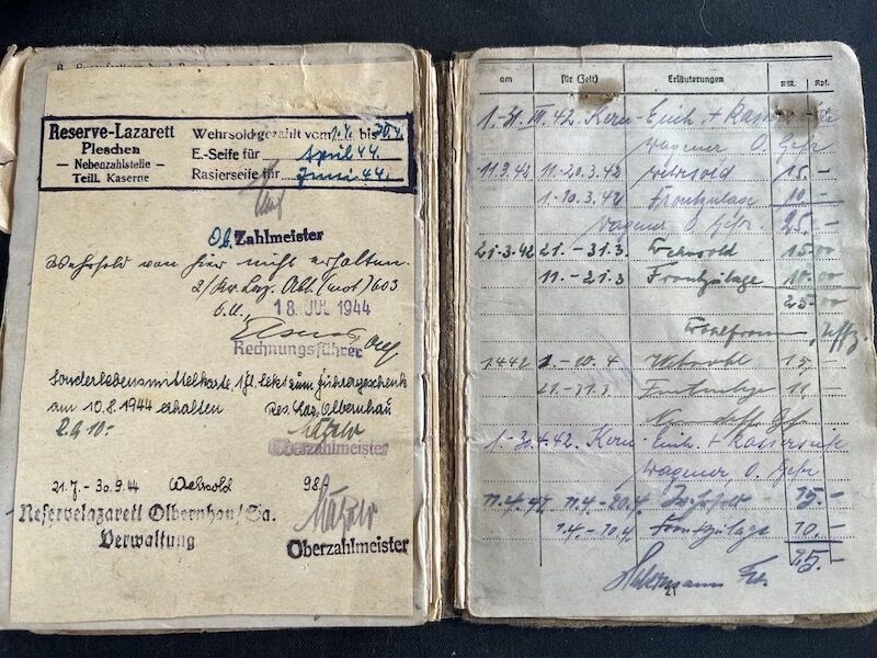 Wehrmacht Soldbuch and Photoalbum - NCO Kurt Schulz - Grenadier Regiment 505 (291 Inf Div) - G43 Rifle - Iron Cross (5 Awards) - Frontline Photos - Rare - Image 18